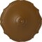 Ekena Millwork Pompeii Ceiling Medallion (Fits Canopies up to 2"), Hand-Painted Smokey Topaz, 18 7/8"OD x 1 1/2"P CM18POSTF - alternate 1